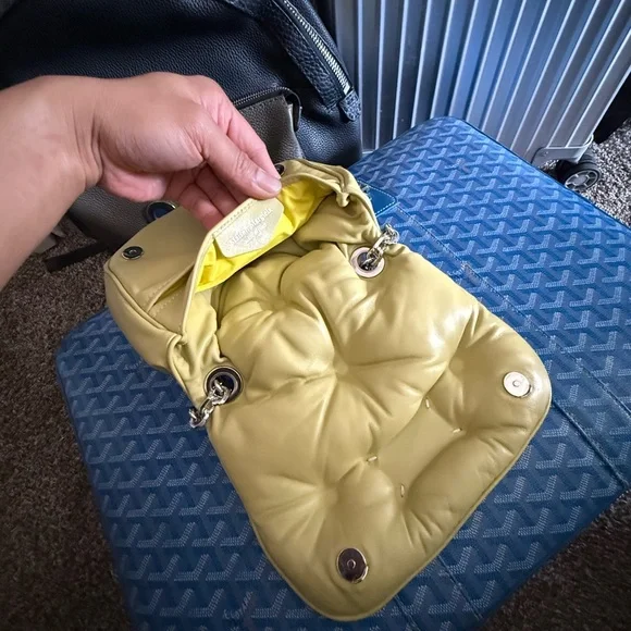 Maison Martin Margiela Yellow Mini Bag Flap Closure - Picture 8 of 14